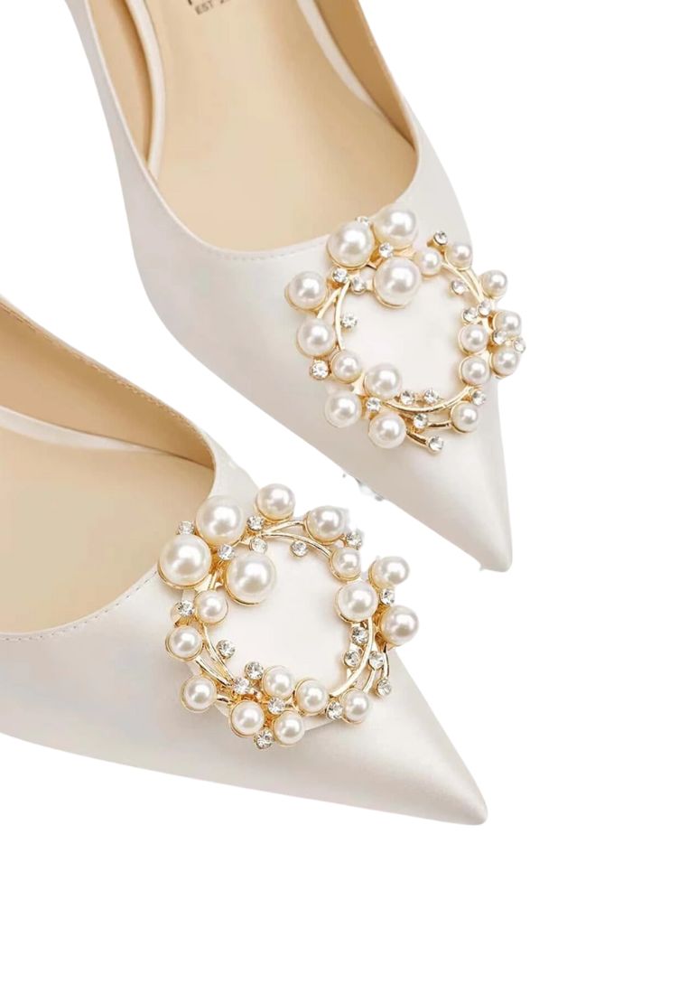 2pcs pearl shoe charm Butterfly Shoe Clips Wedding Shoes Decoration Sparkly